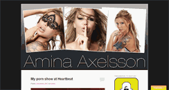 Desktop Screenshot of aminaaxelsson.com